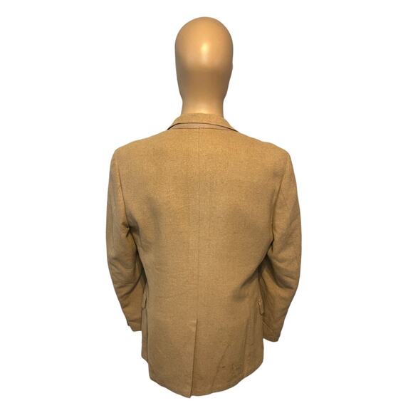 VTG PBM Philadelphia by Dilliard's Camel Hair Sports Coat Mens Sz 42R Tan Jacket - Picture 5 of 8